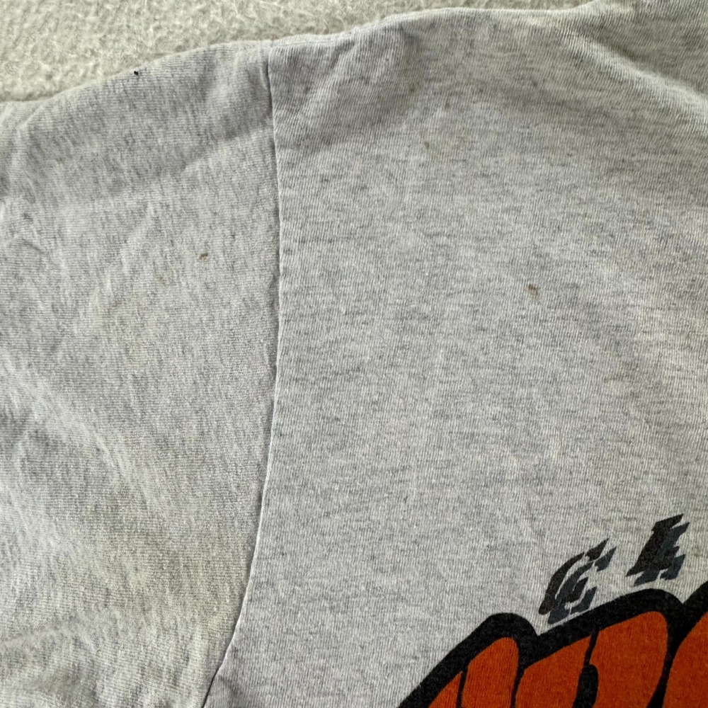 Logo Athletic T-Shirt Mens Large Gray Cleveland Browns Dawg Pound Vintage 90s - Picture 7 of 11